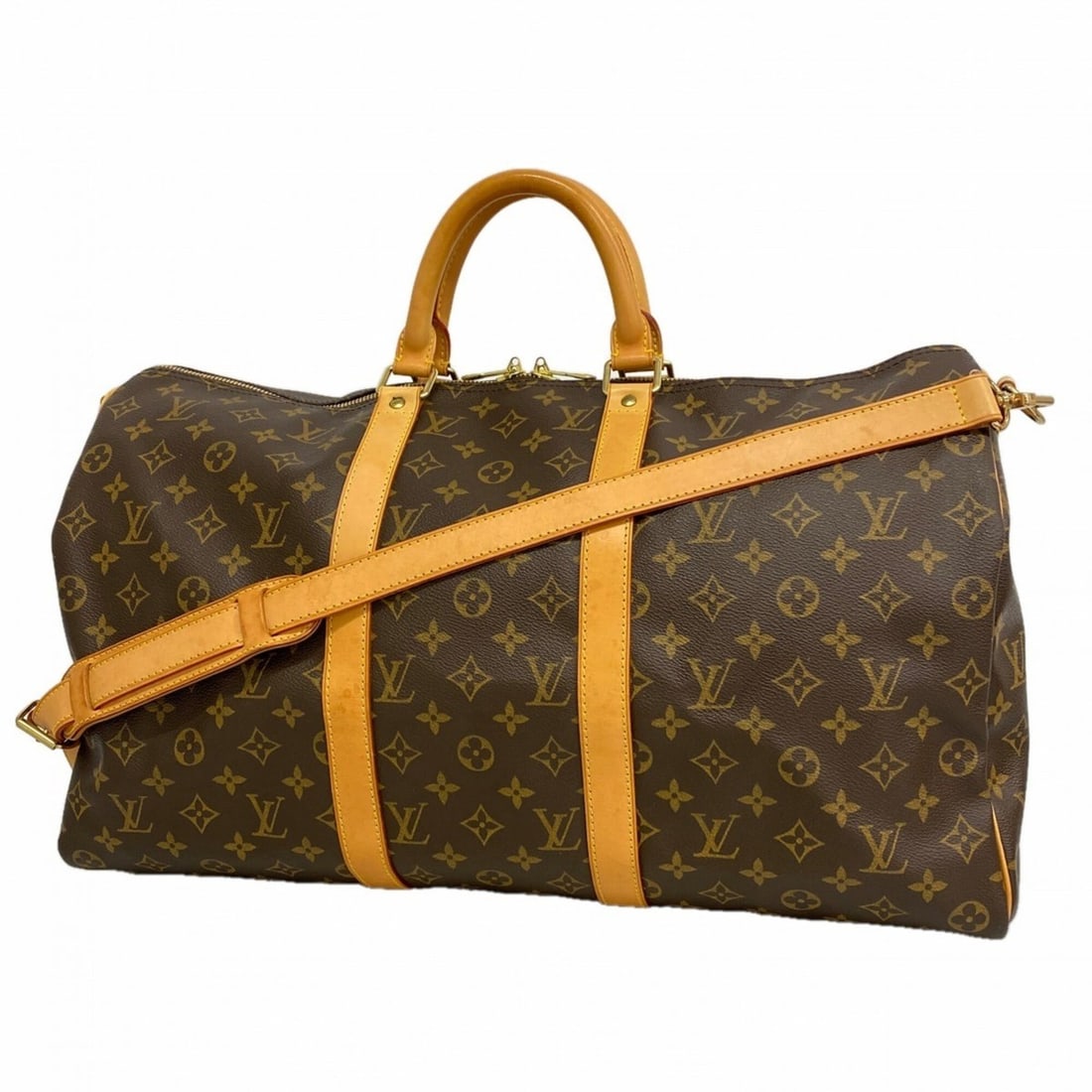 Louis Vuitton Bags - Boston Monogram Keepall Bandoulière 50 M41416 Brown Men's & Women's: --- Catalog ---Category: SizeSize (HxWxD): 30cm x 50cm x 23cm / 11.81'' x 19.68'' x 9.05''Category: DesignType: Boston bagColor: BrownGender: Men,WomenCategory: GeneralMPN: M41416Brand: Louis Vuitton-