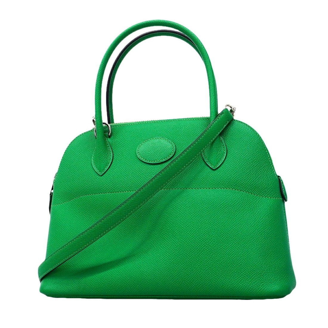 Hermes Bolide 27 handbag, Veau Epsom leather, Bamboo design, ?R stamp, 2-way bag for women. (1 of 17)