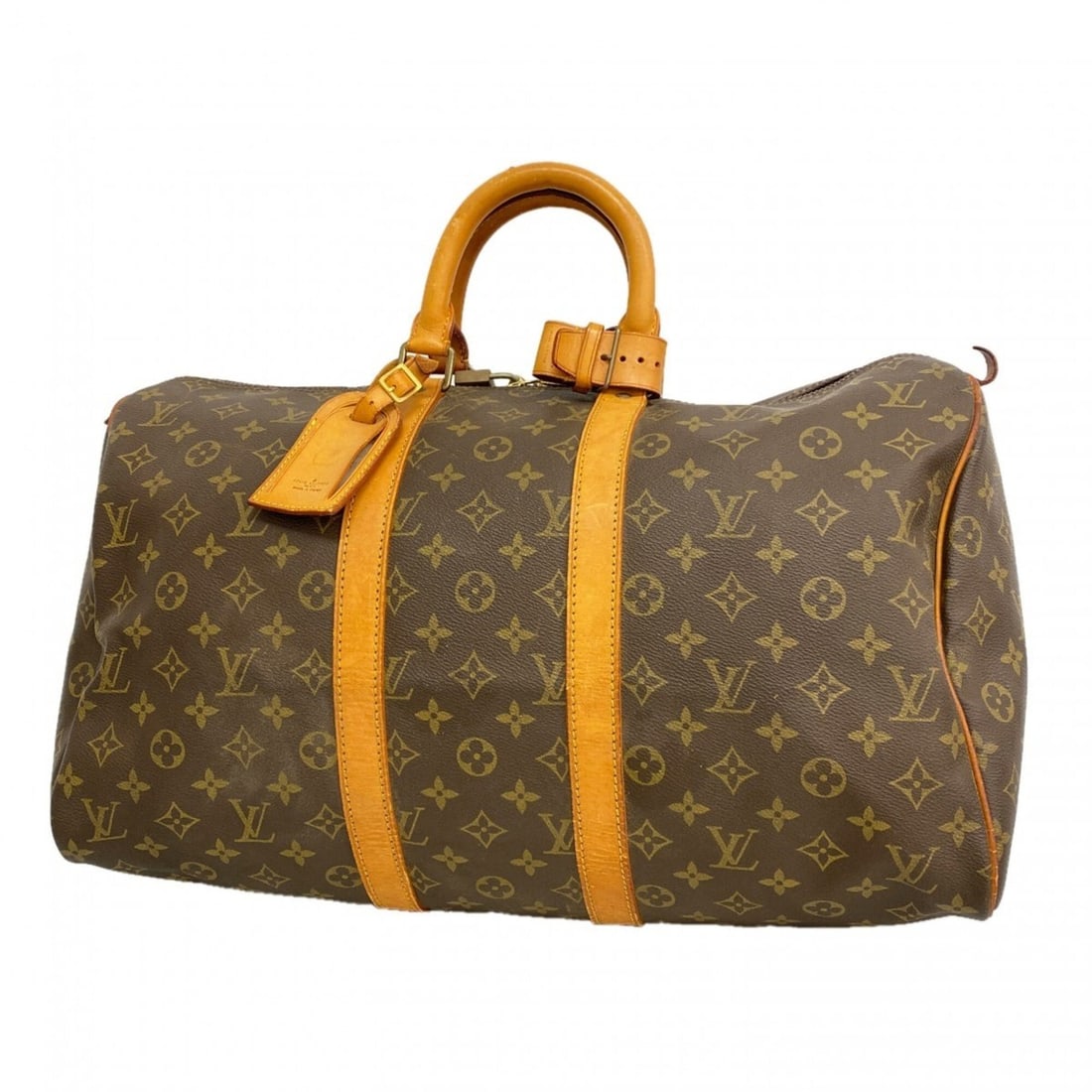 Louis Vuitton Bags - Boston Monogram Keepall 45 M41428 Brown Men's & Women's: --- Catalog ---Category: SizeSize (HxWxD): 27cm x 45cm x 20cm / 10.62'' x 17.71'' x 7.87''Category: DesignType: Boston bagColor: BrownGender: Men,WomenCategory: GeneralMPN: M41428Brand: Louis Vuitton-