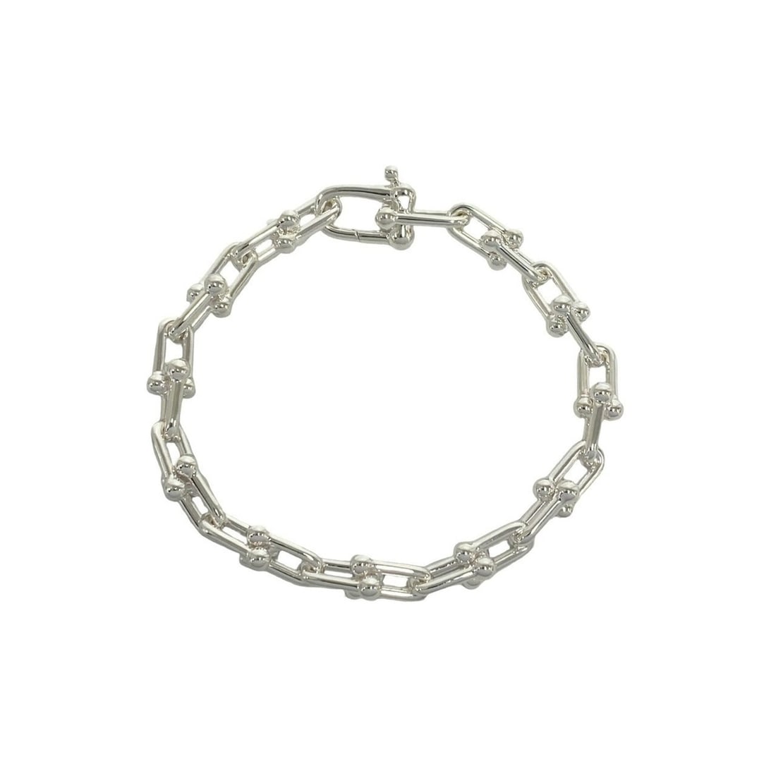 TIFFANY&Co. Tiffany HardWear Small Link Bracelet, Sterling Silver 925, Accessory, Item Number 26595: --- Catalog ---Category: SizeLength: 17cm / 6.69''Category: DesignType: Charm braceletColor: SilverMaterial: Silver 925Category: GeneralBrand: Tiffany--- Item List ---Section: ConditionRanking: Rank A