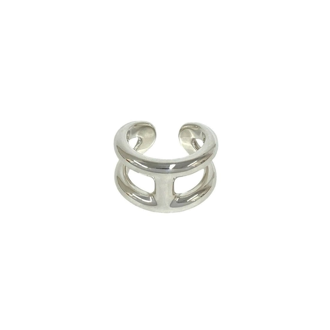HERMES Osmos PM Ring, Sterling Silver 925, Accessory, Item No. 36350: --- Catalog ---Category: SizeJP Size: 12.5US Size: 6.5Category: DesignType: Band ringColor: SilverGender: WomenMaterial: Silver 925Category: GeneralBrand: Hermes--- Item List ---Section: ConditionRank