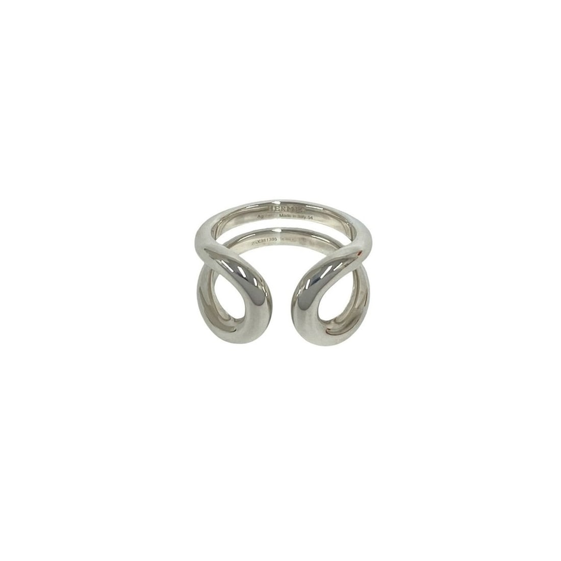 HERMES Lima PM Ring, Sterling Silver 925, Jewelry, Silver, Item Number 36333: --- Catalog ---Category: SizeJP Size: 13US Size: 6.5Category: DesignType: Band ringColor: SilverGender: WomenMaterial: Silver 925Category: GeneralBrand: Hermes--- Item List ---Section: ConditionRankin