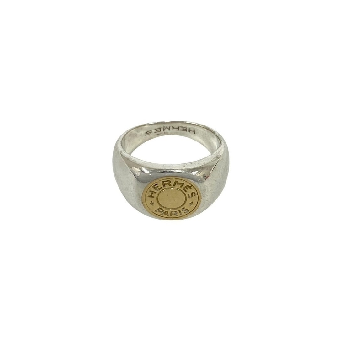 HERMES Hermes Sellier Ring, Sterling Silver 925, 18K Yellow Gold, Accessory, Silver, 26870: --- Catalog ---Category: SizeJP Size: 12US Size: 6.5Category: DesignType: Band ringColor: Gold, SilverGender: WomenMaterial: Silver 925, Yellow gold (18K)Category: GeneralBrand: Hermes--- Item List --