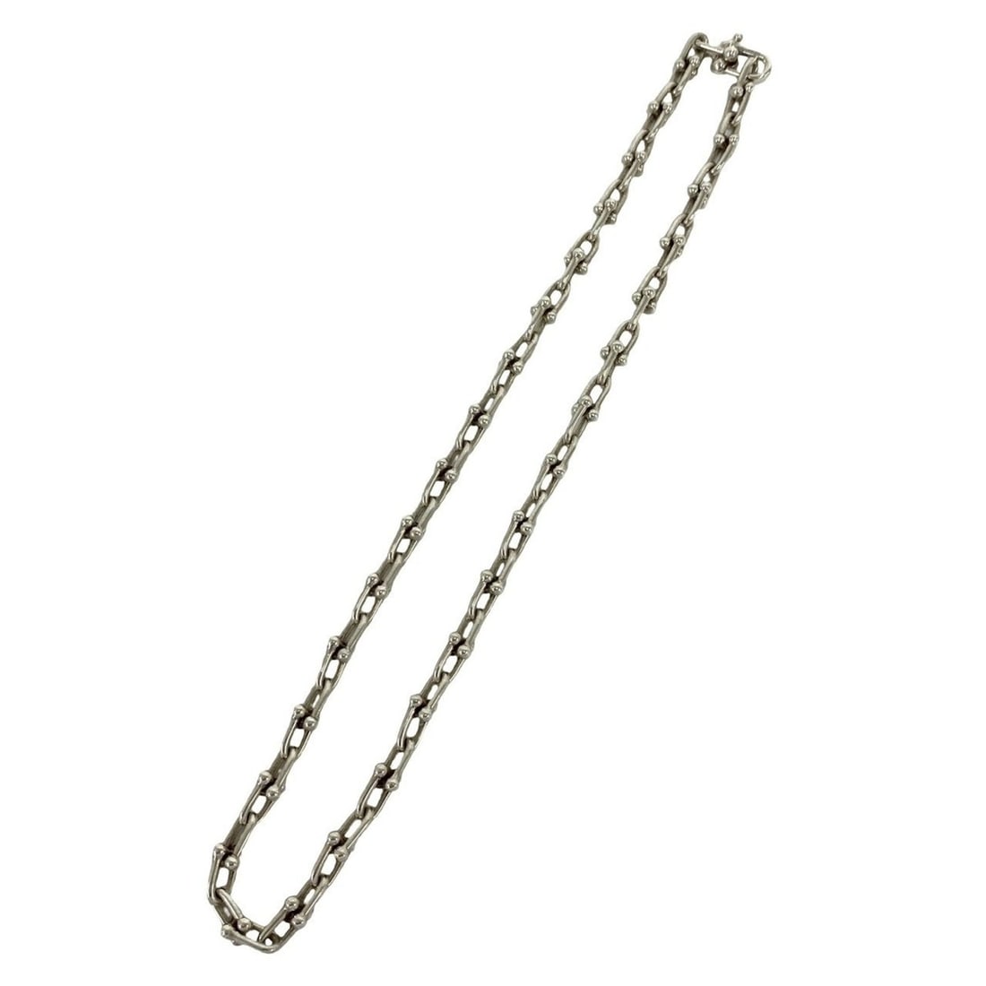 TIFFANY&Co. Tiffany HardWear Small Link Necklace, Sterling Silver 925 Pendant, Accessory, Silver, (1 of 5)