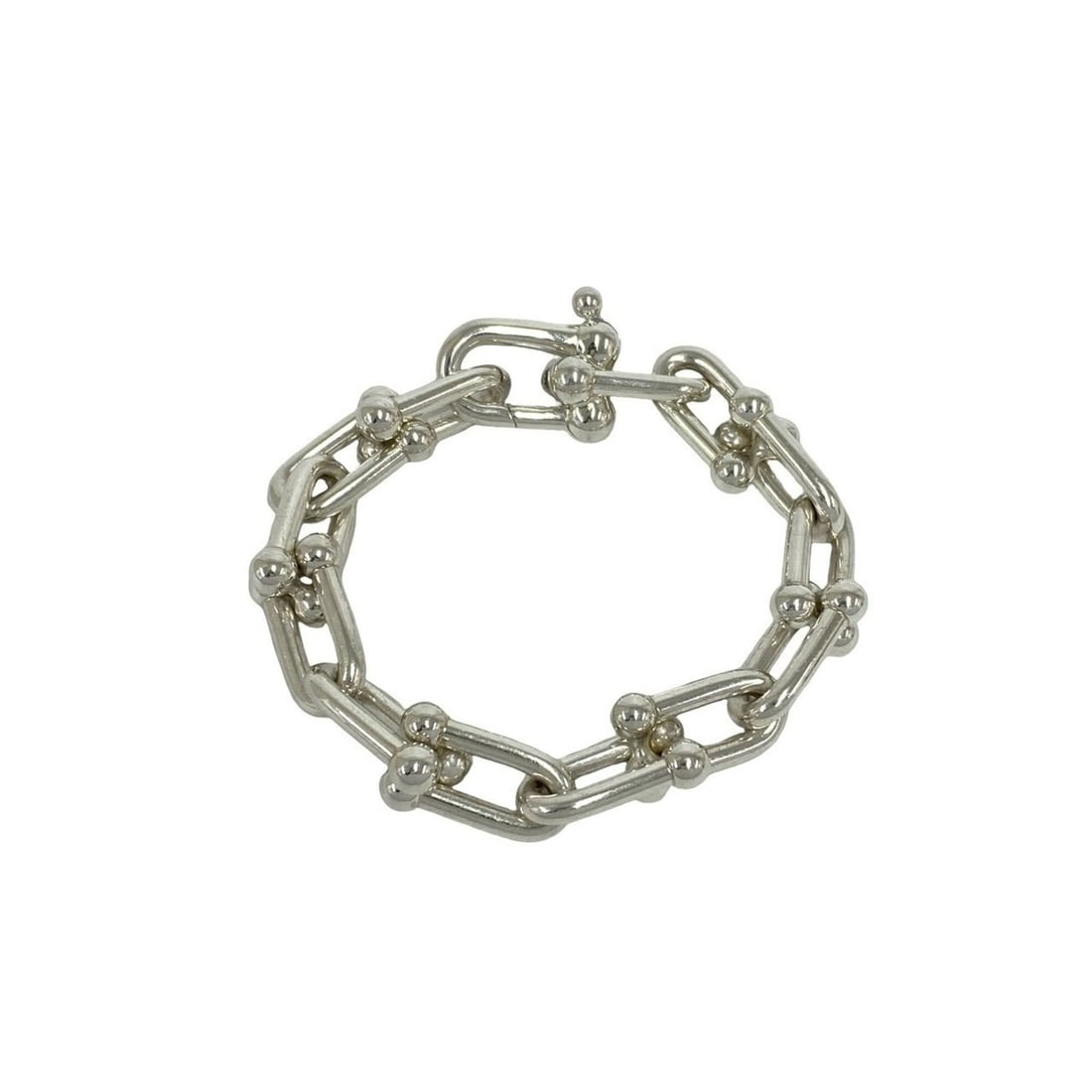 TIFFANY&Co. Tiffany HardWear Large Link Bracelet, Sterling Silver 925, Accessory, Silver, 59462 (1 of 14)