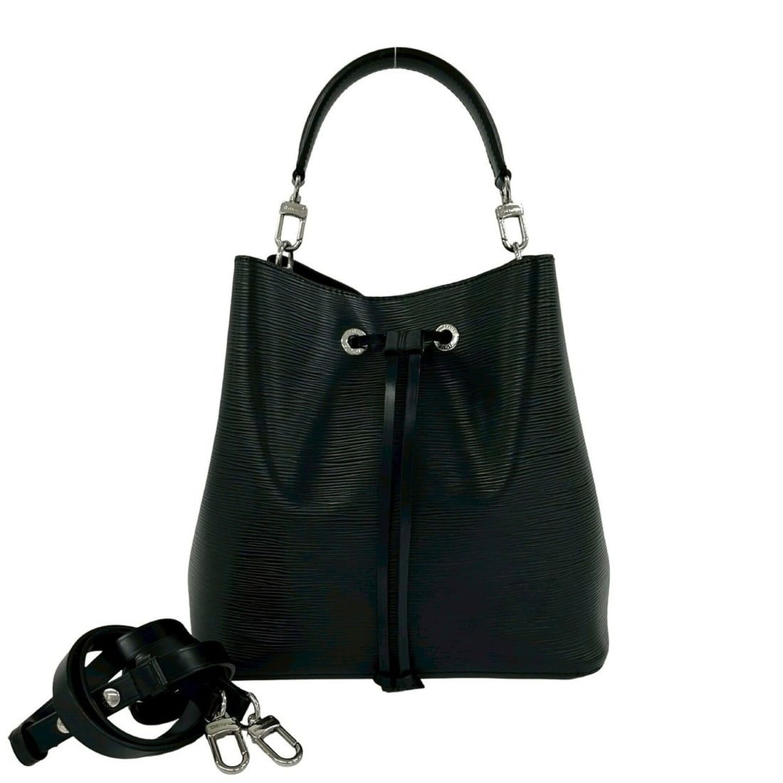 LOUIS VUITTON NeoNoe Epi Leather 2-way Handbag/Shoulder Bag, Black (Noir), 31045: --- Catalog ---Category: SizeSize (HxWxD): 25.5cm x 25.5cm x 16.5cm / 10.03'' x 10.03'' x 6.49''Category: DesignType: Handbag, Shoulder bagColor: BlackGender: WomenMaterial: Leather Category: GeneralB