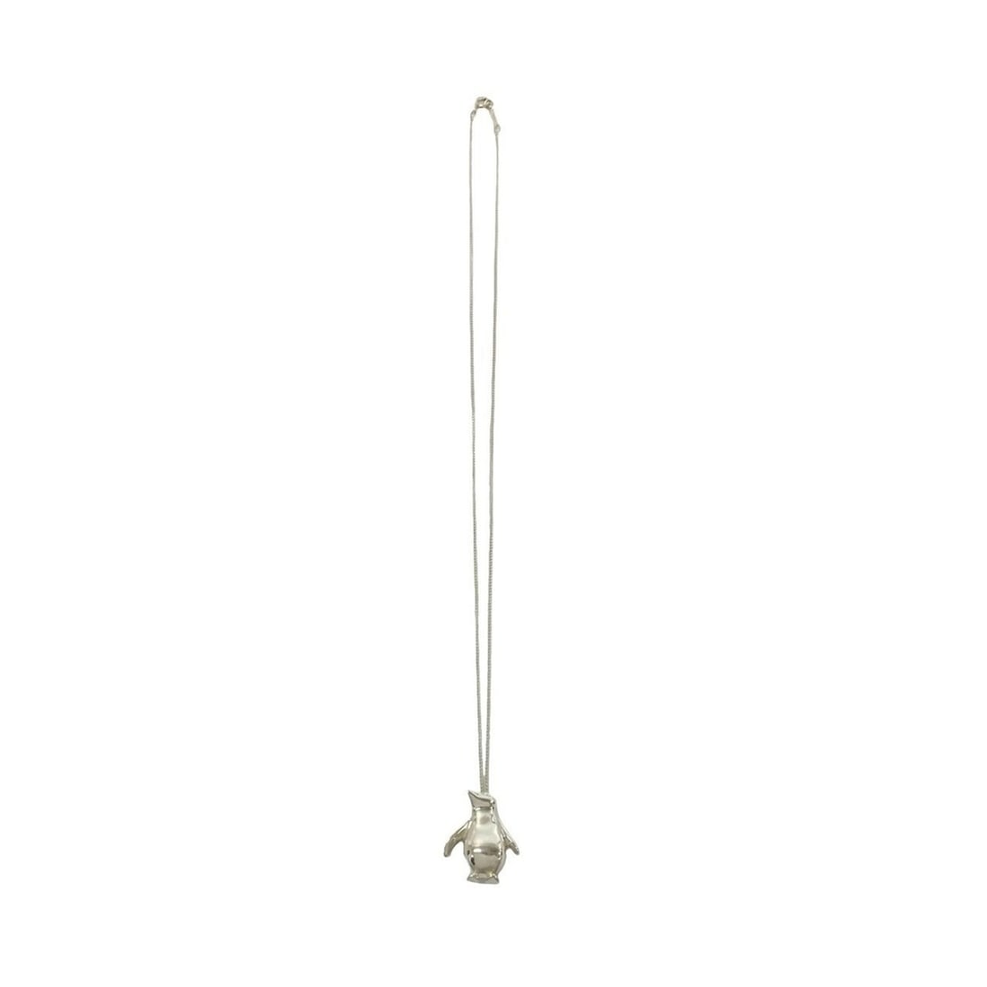 TIFFANY&Co. Tiffany Vintage Penguin Necklace, Sterling Silver 925 Pendant Choker, Accessory, Silver,: --- Catalog ---Category: SizePendant Size: 20mm x 17mm / 0.78'' x 0.66''Neck Circumference: 46 cm / 18.11''Category: DesignColor: SilverGender: WomenMaterial: Silver 925Pendant Type: PendantNecklace T