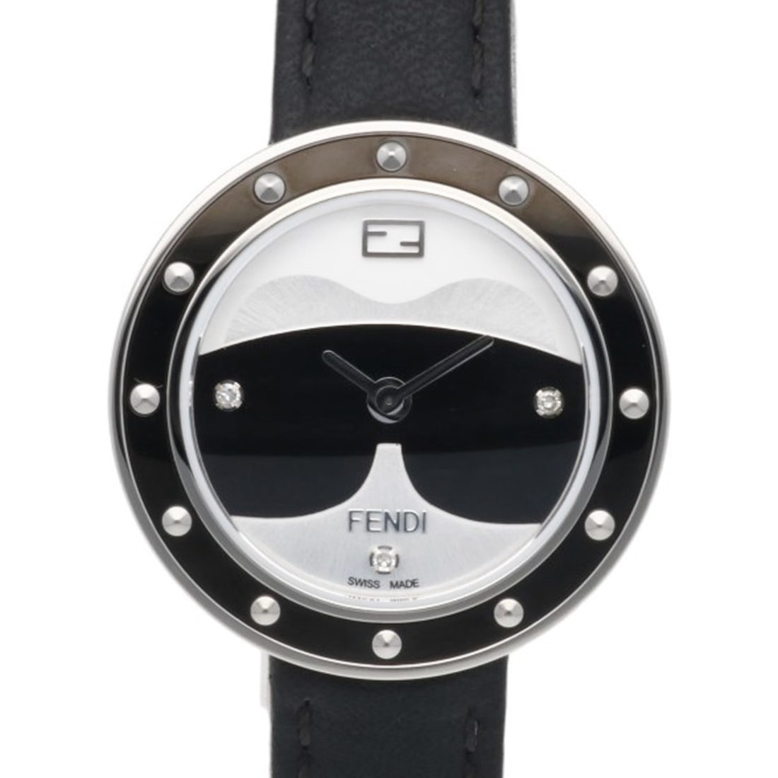 Fendi My Way Watch, Stainless Steel F363021611D1 Quartz Women's Watch with 3 Diamonds (1 of 14)