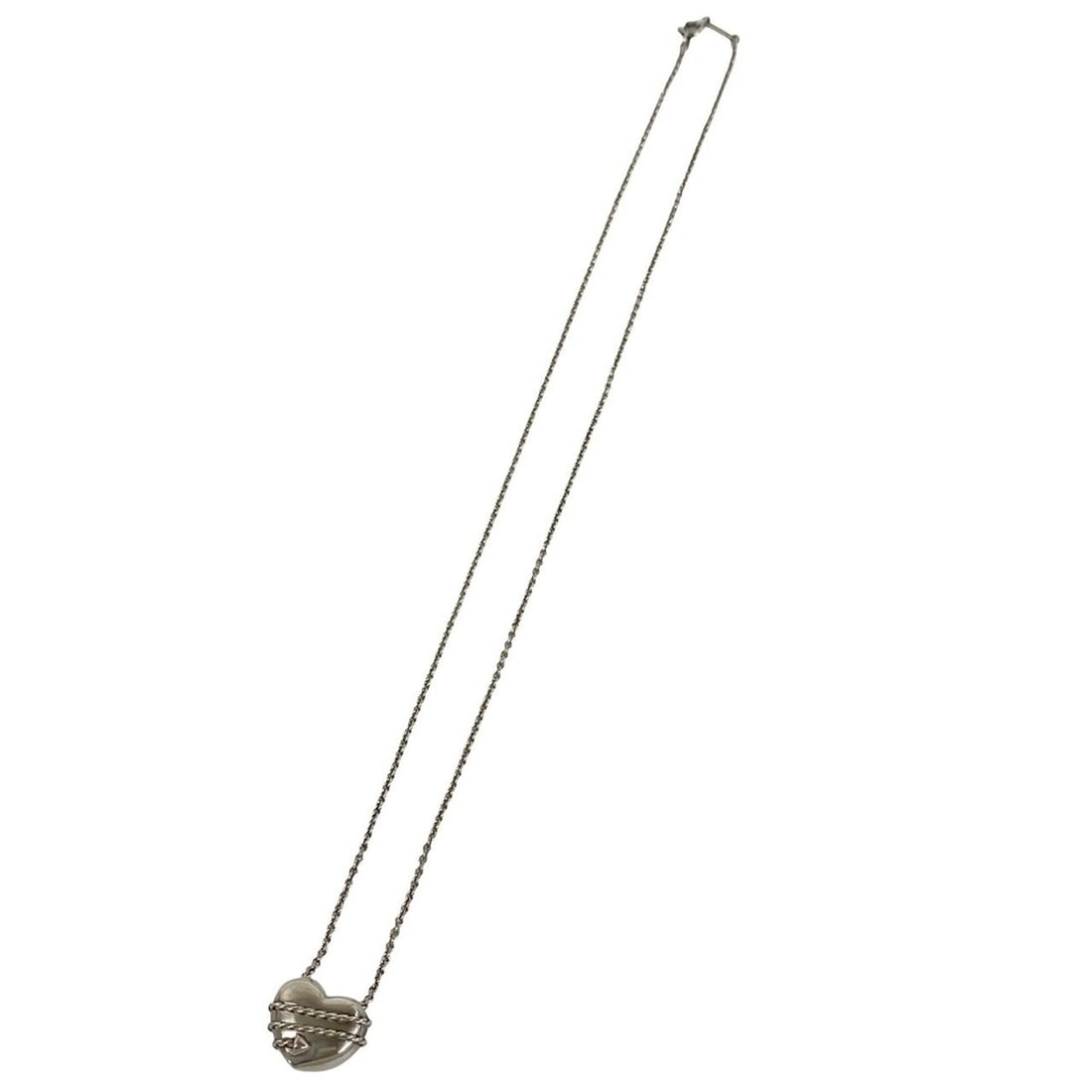 TIFFANY&Co. Tiffany Vintage Heart & Arrow Necklace, Sterling Silver 925, Accessory, 98930: --- Catalog ---Category: SizePendant Size: 13mm x 15mm / 0.51'' x 0.59''Neck Circumference: 46.7 cm / 18.38''Category: DesignColor: SilverGender: WomenMaterial: Silver 925Necklace Type: NecklaceCatego