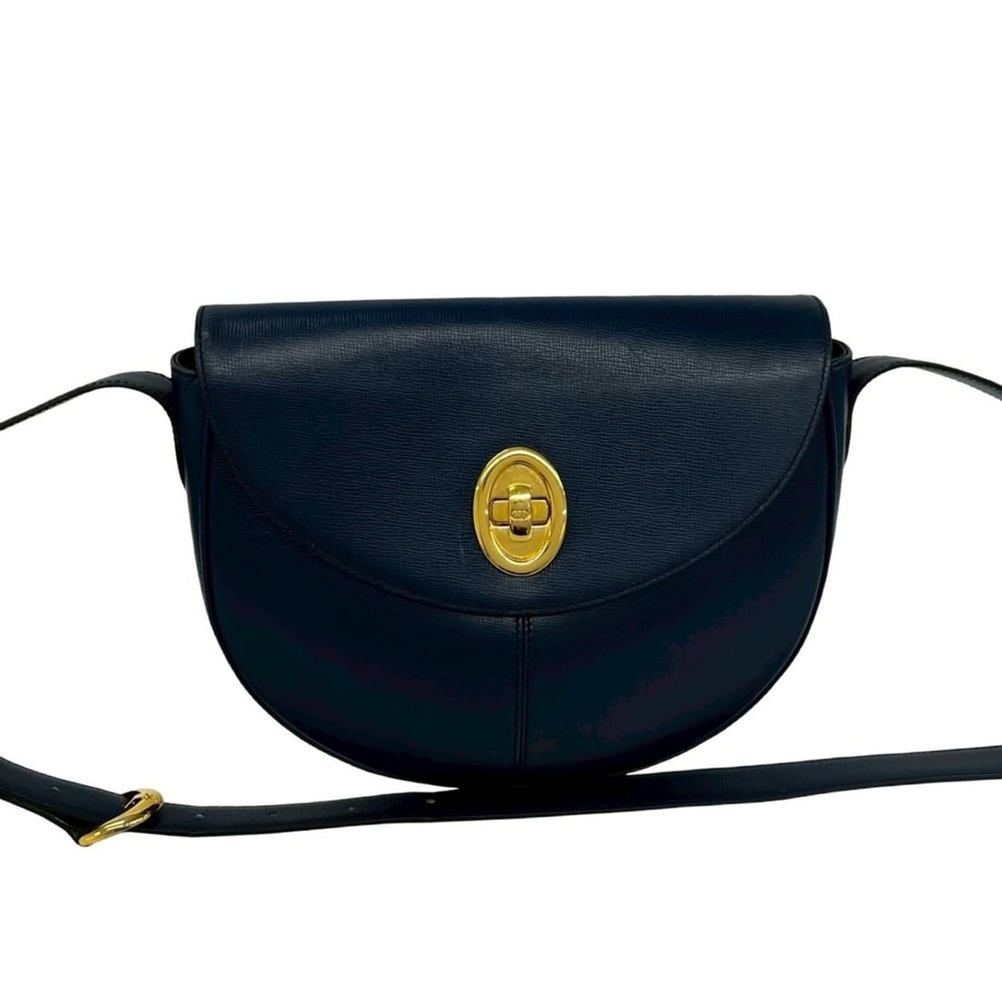 Christian Dior Vintage CD Logo Hardware Leather Shoulder Bag/Sacoche Navy 64265: --- Catalog ---Category: SizeSize (HxWxD): 21.5cm x 25cm x 6cm / 8.46'' x 9.84'' x 2.36''Category: DesignType: Shoulder bagColor: NavyGender: WomenMaterial: Leather Category: GeneralBrand: Christian D
