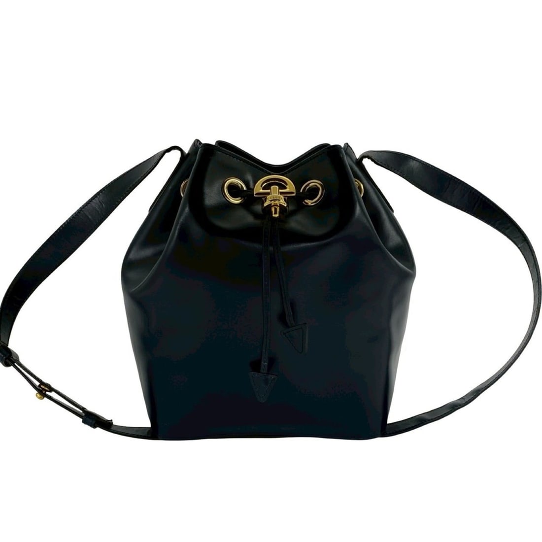 CELINE Vintage Logo Hardware Leather Shoulder Bag Drawstring Sacoche Pouch Navy 24357: --- Catalog ---Category: SizeSize (HxWxD): 24cm x 20cm x 14cm / 9.44'' x 7.87'' x 5.51''Category: DesignType: Pochette, Shoulder bagColor: NavyGender: WomenMaterial: Leather Category: GeneralBrand: Ce
