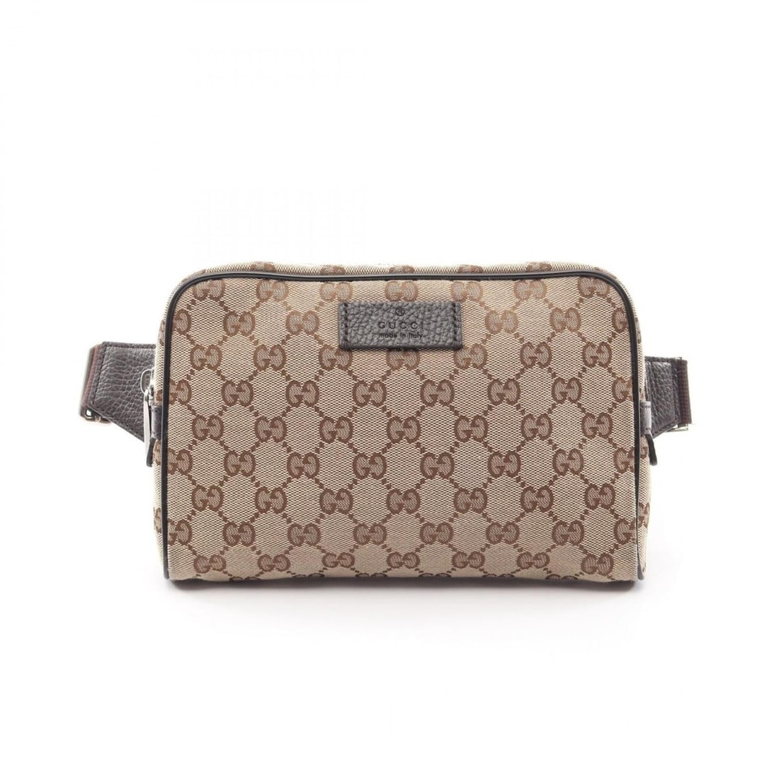 Gucci GG Canvas Waist Bag, Body Handbag, Leather, Men's & Women's, Beige Brown, 449174: --- Catalog ---Category: SizeSize (HxWxD): 15cm x 22cm x 4.5cm / 5.9'' x 8.66'' x 1.77''Category: DesignType: Fanny packColor: Beige, BrownGender: Men,WomenMaterial: GG canvas , Leather Category: Gene