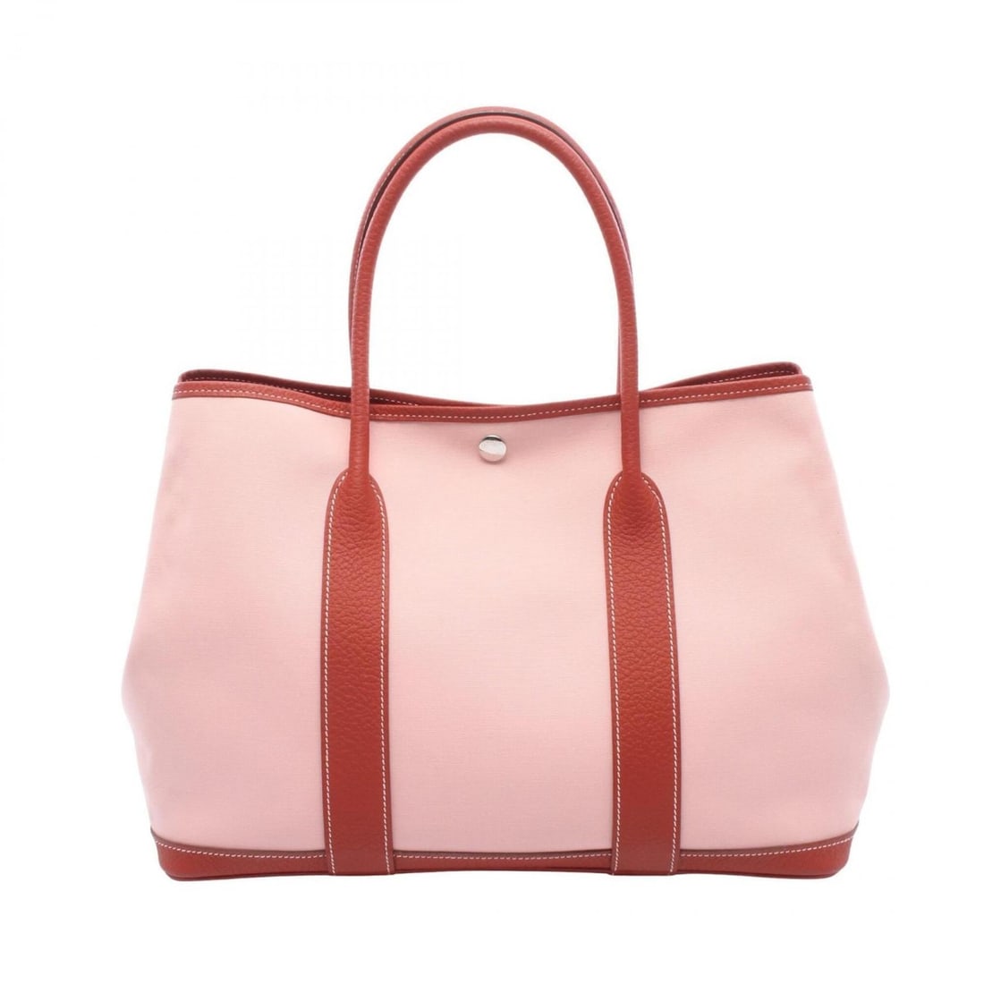 Hermes Garden Party PM Tote Bag Handbag Canvas Toile Officier Vache Country Women's Pink/Red: --- Catalog ---Category: SizeSize (HxWxD): 25cm x 36cm x 17cm / 9.84'' x 14.17'' x 6.69''Category: DesignType: Handbag, Tote bagColor: Pink, Red colorGender: WomenMaterial: Canvas , Toile officier Cat