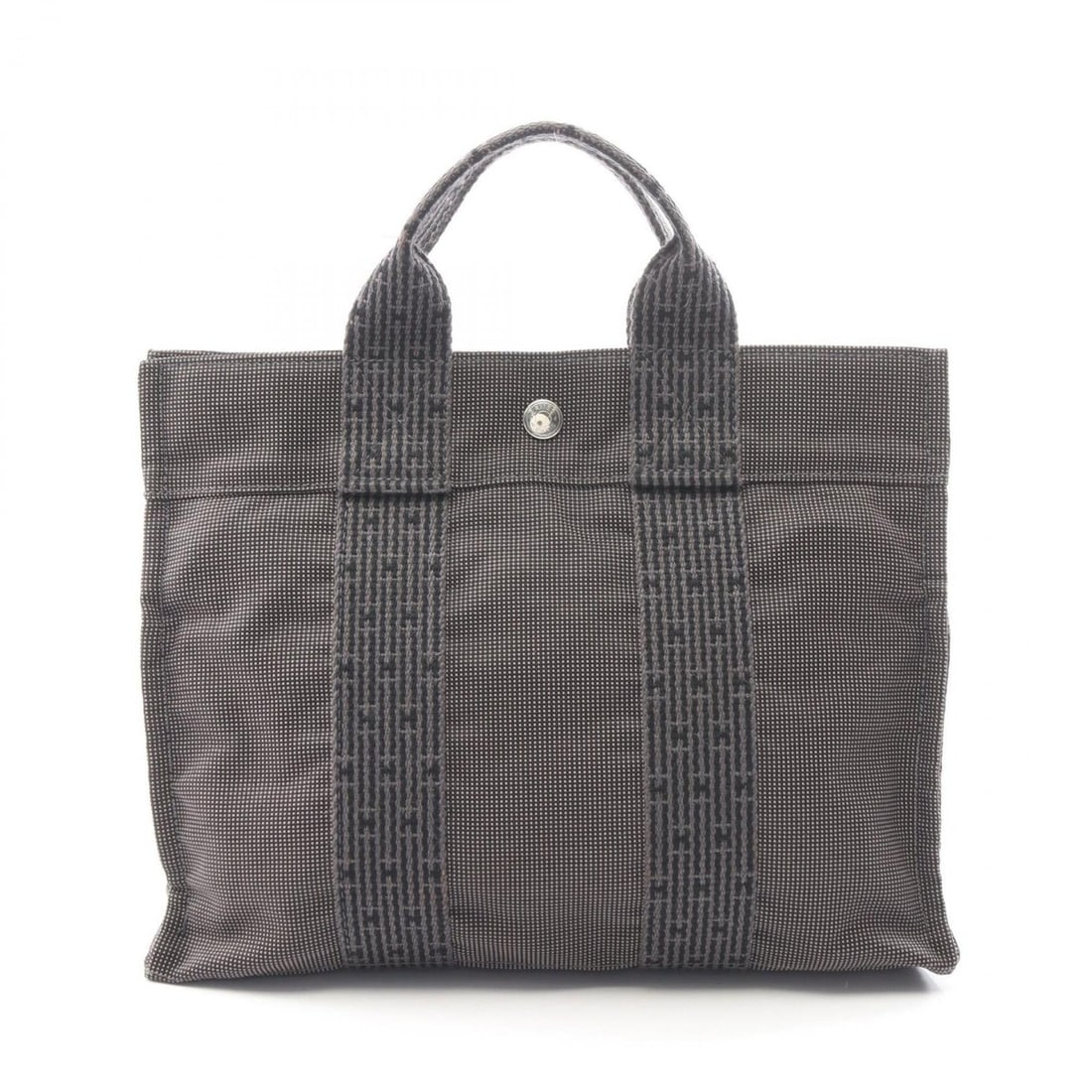 Hermes Herline PM Tote Bag Handbag Nylon Canvas Women's Gray: --- Catalog ---Category: SizeSize (HxWxD): 23cm x 30cm x 8cm / 9.05'' x 11.81'' x 3.14''Category: DesignType: Handbag, Tote bagColor: GrayGender: WomenMaterial: Nylon canvas Category: GeneralBrand: He