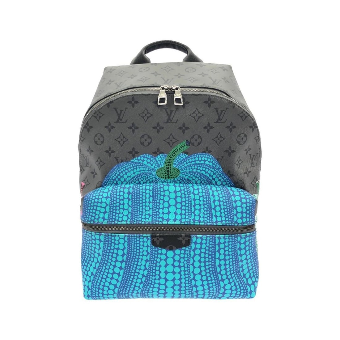 Louis Vuitton Monogram Eclipse Reverse (LV X Discovery Backpack M46440): --- Catalog ---Category: SizeSize (HxWxD): 38.5cm x 29cm x 19cm / 15.15'' x 11.41'' x 7.48''Category: DesignType: BackpackColor: Black, GrisGender: MenMaterial: Coated canvas Hardware Color: SilverCat
