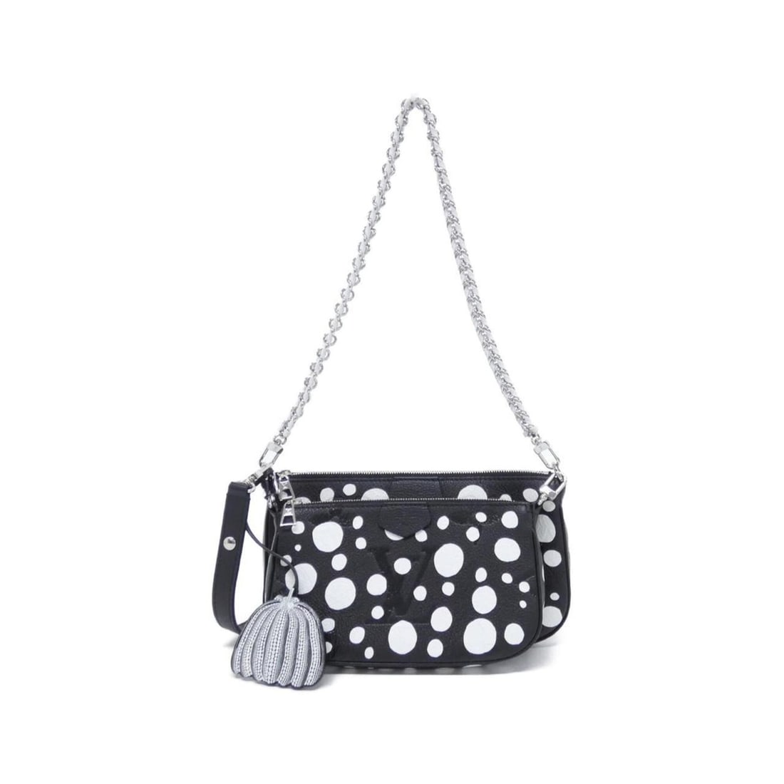 Louis Vuitton Monogram Empreinte (LV X YK) Multi Pochette Accessoires M46410 Shoulder Bag: --- Catalog ---Category: SizeSize (HxWxD): 14cm x 25cm x 4cm / 5.51'' x 9.84'' x 1.57''Category: DesignType: Pochette, Shoulder bagColor: BlackGender: WomenMaterial: Leather Hardware Color: