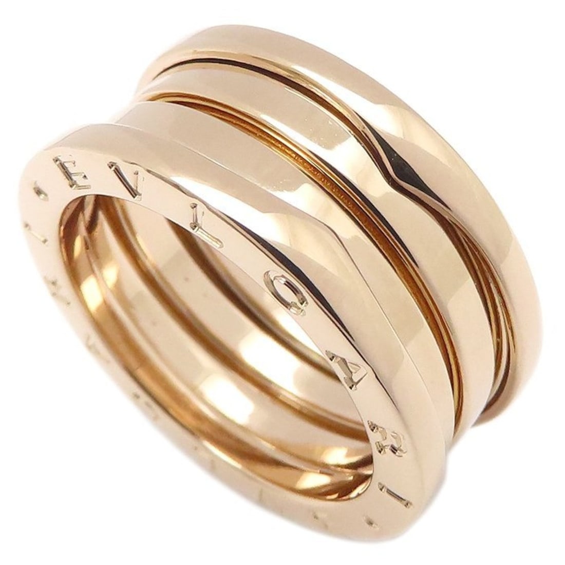 BVLGARI B.zero1 Ring, 3-band, Size S, #53, 18KPG, Women's, 295703: --- Catalog ---Category: SizeJP Size: 12.5US Size: 6.5Category: DesignType: Band ringGender: WomenMaterial: Pink gold (18K)Category: GeneralBrand: Bvlgari--- Item List ---Section: ConditionRanking: Ra