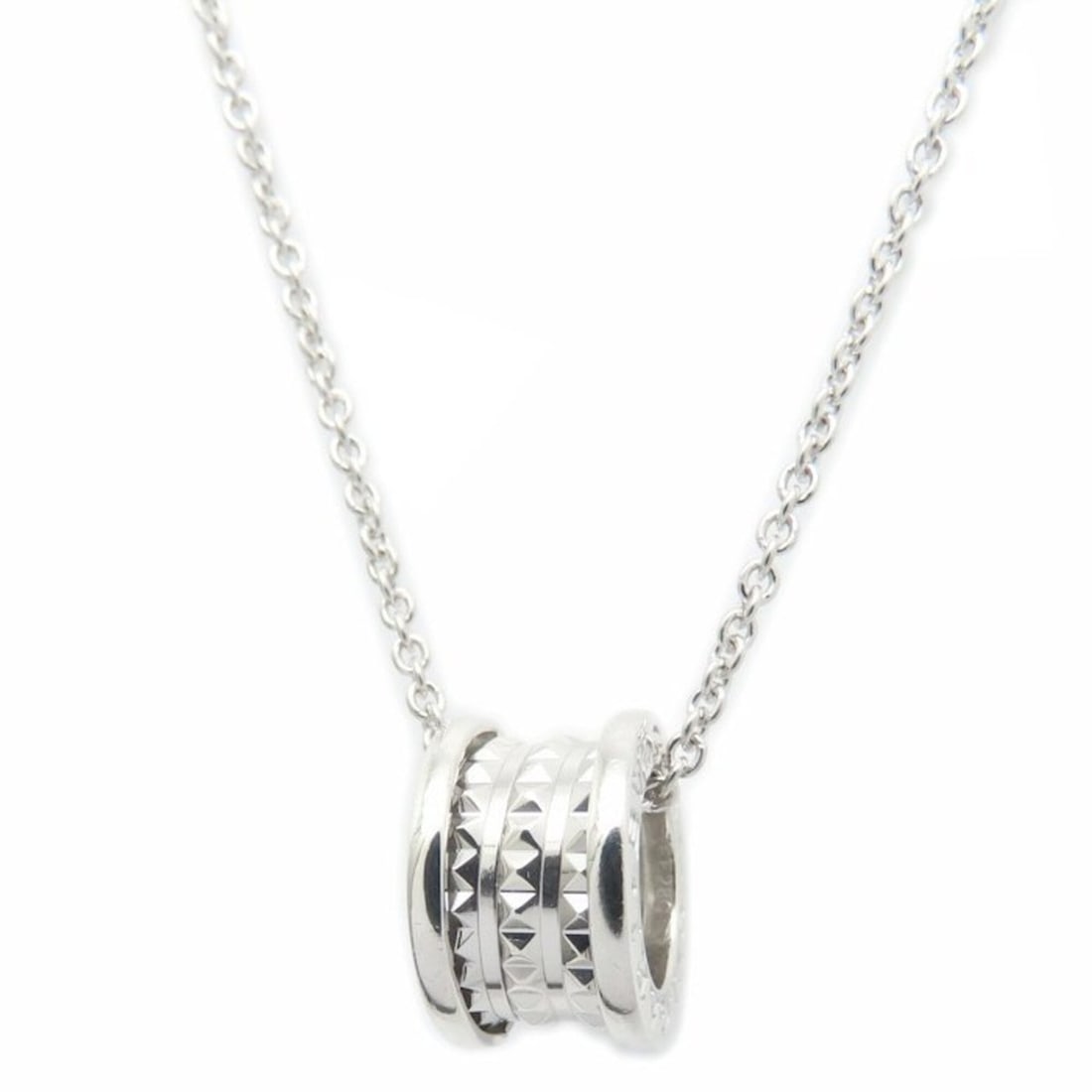 BVLGARI Save the Children B.zero1 Rock Necklace, SV925, Women's, 361007 295727: --- Catalog ---Category: SizePendant Size: 14.8mm x 9.2mm / 0.58'' x 0.36''Neck Circumference: 38.5 cm - 45.5 cm / 15.15'' - 17.91''Category: DesignGender: WomenMaterial: Silver 925Necklace Type: Neck