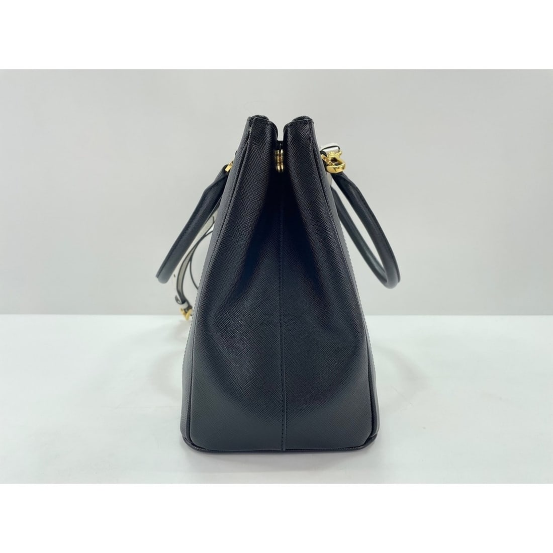 Prada leather handbag, white - 4