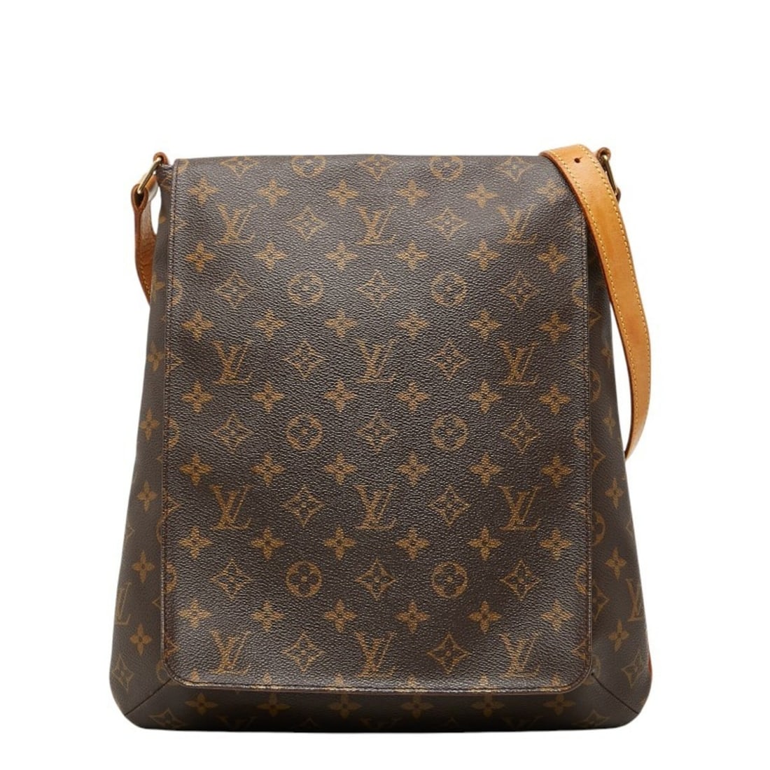 Louis Vuitton Monogram Musette Crossbody Shoulder Bag M51256 Brown Leather Women's LOUIS VUITTON: --- Catalog ---Category: SizeStrap Drop: 49.5cm / 19.48''Size (HxWxD): 36cm x 32cm x 4.5cm / 14.17'' x 12.59'' x 1.77''Category: DesignType: Shoulder bagColor: BrownGender: WomenClosure: FlapMaterial: