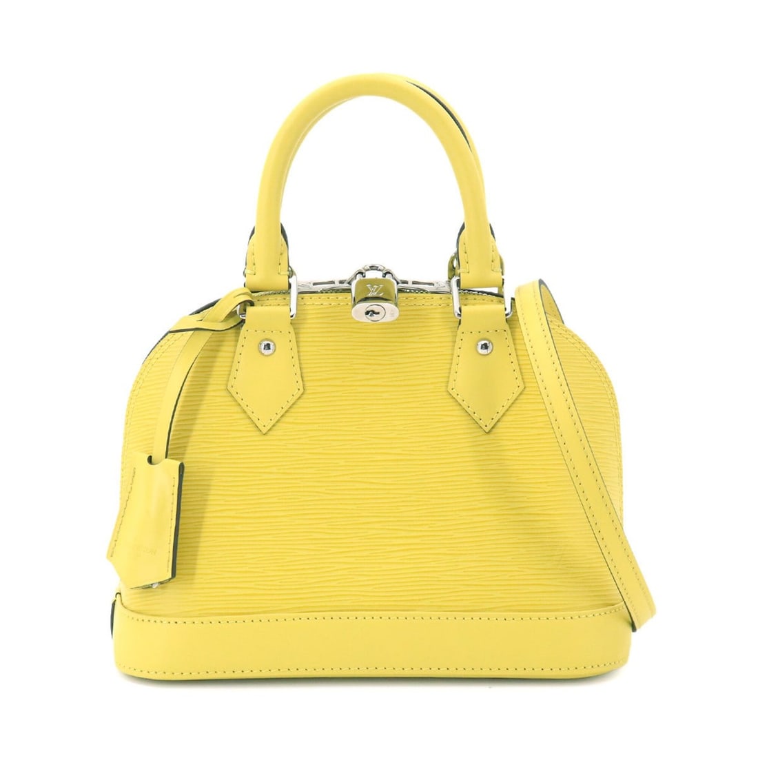 Louis Vuitton Alma BB Epi 2-way Hand/Shoulder Handbag Leather Pistachio M40981 (1 of 10)
