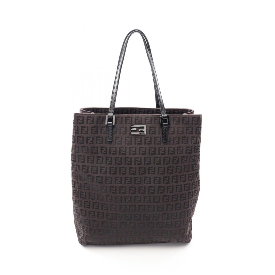 Fendi Zucchino Tote Bag Handbag Canvas Leather Women's Brown: --- Catalog ---Category: SizeSize (HxWxD): 33cm x 27cm x 8.5cm / 12.99'' x 10.62'' x 3.34''Category: DesignType: Handbag, Tote bagColor: BrownGender: WomenMaterial: Canvas , Leather Category: GeneralB