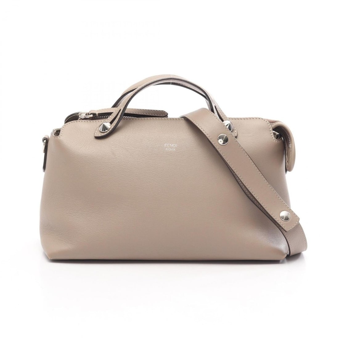 Fendi BY THE WAY MEDIUM 2-Way Handbag, Leather, Women's, Beige, 8BL124: --- Catalog ---Category: SizeSize (HxWxD): 18cm x 28cm x 12cm / 7.08'' x 11.02'' x 4.72''Category: DesignType: HandbagColor: BeigeGender: WomenMaterial: Leather Category: GeneralMPN: 8BL124Brand: Fend