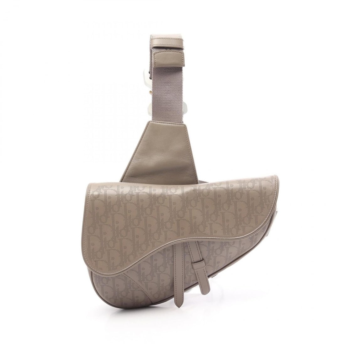 Christian Dior Dior Saddle Bag Oblique Perforated Waist Body Handbag Leather Men's Beige: --- Catalog ---Category: SizeSize (HxWxD): 17cm x 27cm x 4cm / 6.69'' x 10.62'' x 1.57''Category: DesignType: Fanny pack, Handbag, Saddle bagColor: BeigeGender: MenMaterial: Leather Category: GeneralB