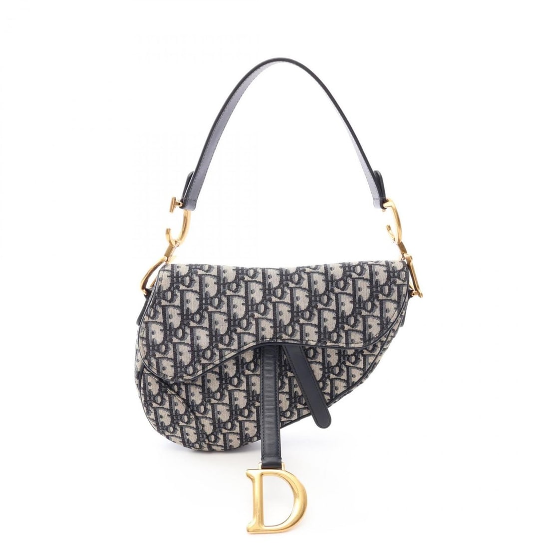 Christian Dior Dior SADDLE Saddle Bag Oblique Handbag, Canvas and Leather, Women's, Navy/Beige,: --- Catalog ---Category: SizeSize (HxWxD): 18cm x 23.5cm x 3cm / 7.08'' x 9.25'' x 1.18''Category: DesignType: Handbag, Saddle bagColor: Beige, NavyGender: WomenMaterial: Canvas , Leather Category: Ge