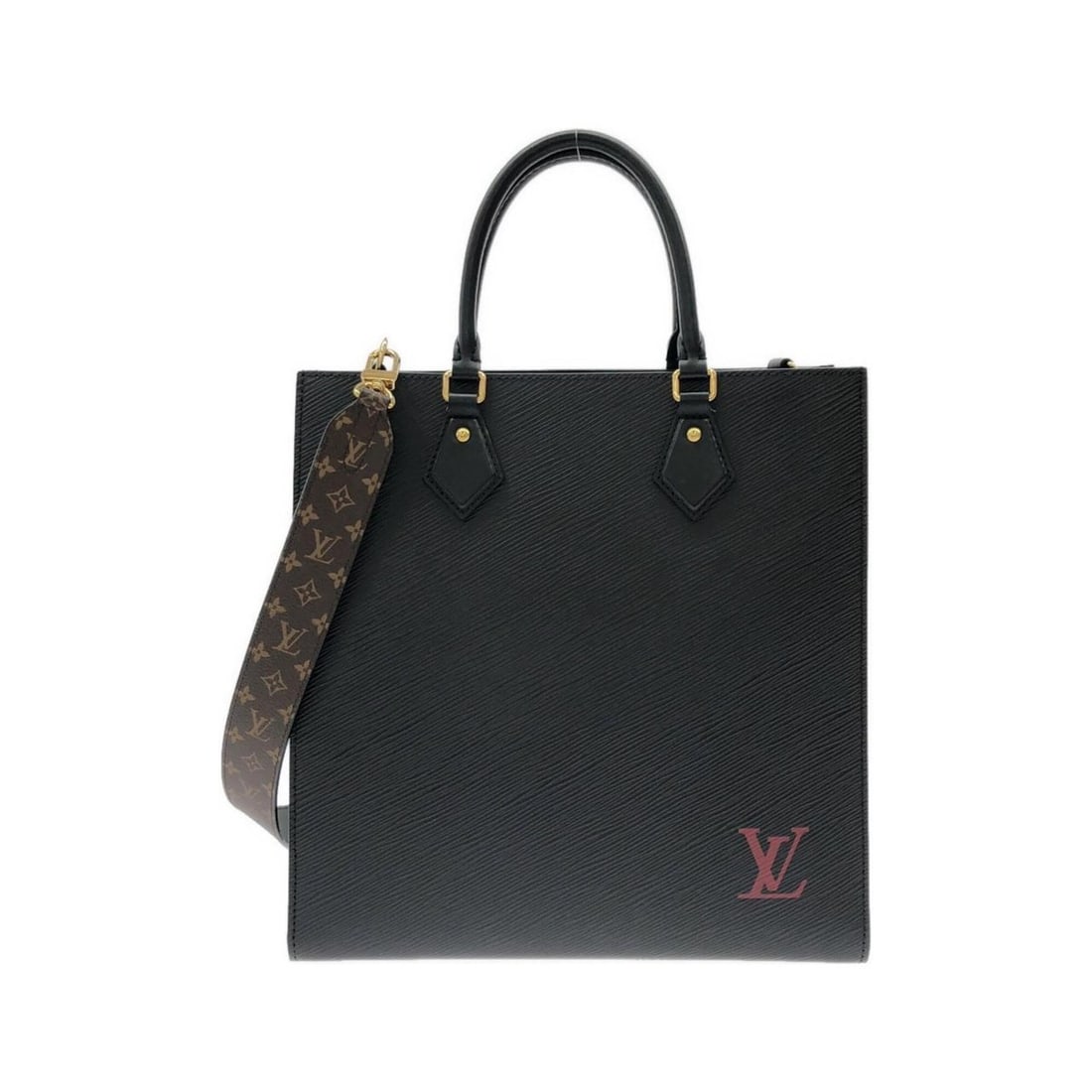 Louis Vuitton Epi Sac Plat PM M58658 Handbag: --- Catalog ---Category: SizeSize (HxWxD): 31cm x 30.5cm x 8.5cm / 12.2'' x 12'' x 3.34''Category: DesignType: HandbagColor: BlackGender: Women,MenMaterial: Leather Category: GeneralBrand: Louis Vuitt