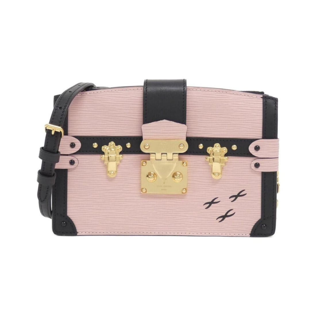 Louis Vuitton Epi Trunk Clutch M53191 Shoulder Bag: --- Catalog ---Category: SizeSize (HxWxD): 15cm x 22cm x 7cm / 5.9'' x 8.66'' x 2.75''Category: DesignType: Shoulder bagColor: PinkGender: Women,MenMaterial: Leather Category: GeneralBrand: Louis Vuit