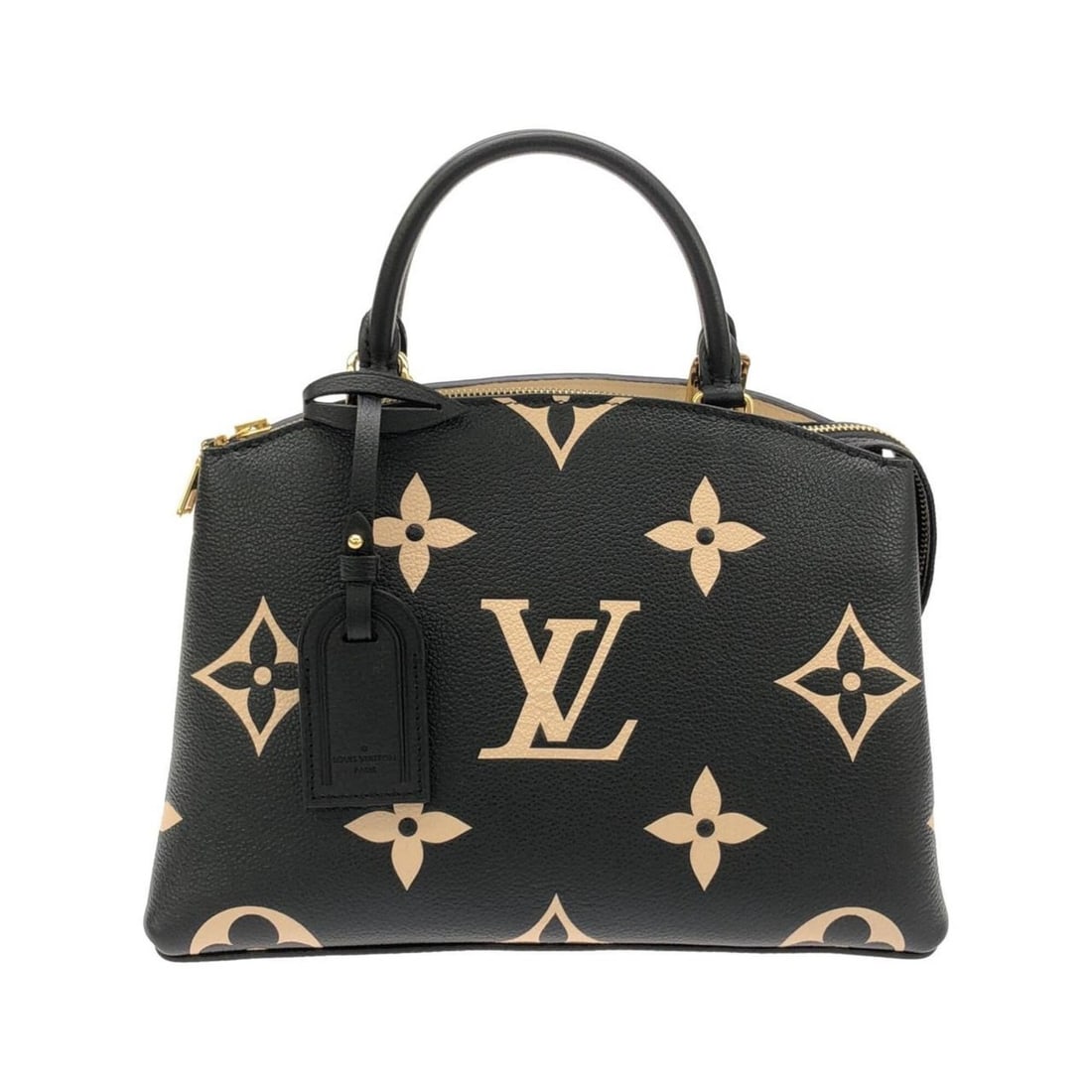 Louis Vuitton Bicolor Monogram Empreinte Petit Palais PM M58913 Handbag: --- Catalog ---Category: SizeSize (HxWxD): 20cm x 28cm x 12cm / 7.87'' x 11.02'' x 4.72''Category: DesignType: HandbagColor: Beige, BlackGender: Women,MenMaterial: Leather Leather/Fur Type: CalfskinCa