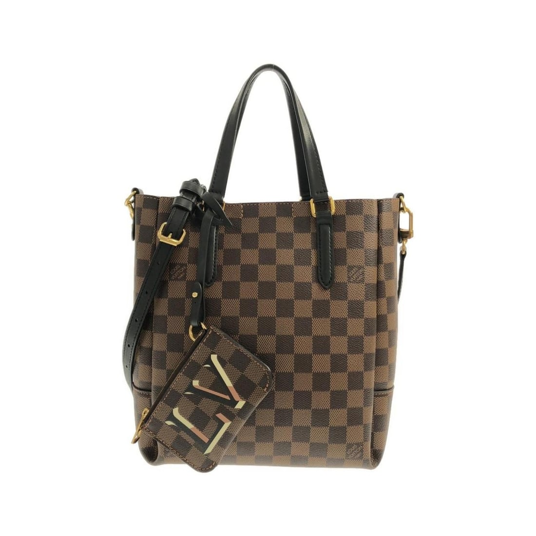 Louis Vuitton Damier Belmont BB N60348 Handbag: --- Catalog ---Category: SizeSize (HxWxD): 26cm x 27cm x 11cm / 10.23'' x 10.62'' x 4.33''Category: DesignType: HandbagColor: BrownGender: Women,MenMaterial: Coated canvas Category: GeneralMPN: N60348