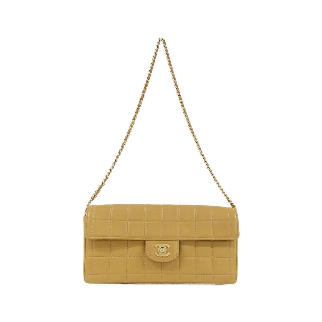 Chanel Chocolate Bar Line 15316 Shoulder Bag: --- Catalog ---Category: SizeSize (HxWxD): 13cm x 26cm x 4cm / 5.11'' x 10.23'' x 1.57''Category: DesignType: Shoulder bagColor: BeigeGender: WomenCategory: GeneralMPN: 15316Brand: Chanel--- Item