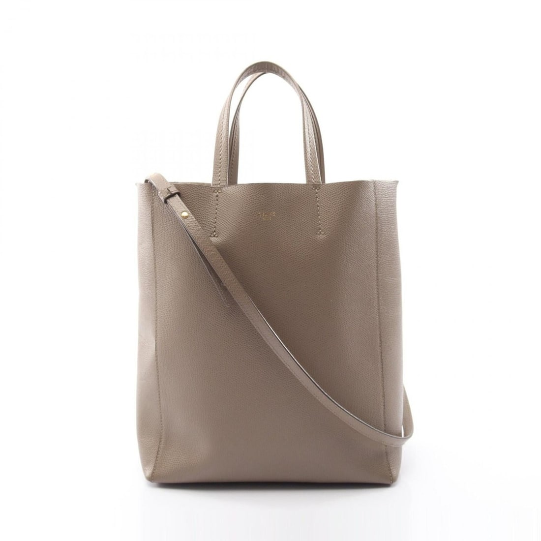 Celine Vertical Small Cabas 2-Way Tote Bag/Handbag, Leather, Women's, Beige: --- Catalog ---Category: SizeSize (HxWxD): 28cm x 23cm x 10cm / 11.02'' x 9.05'' x 3.93''Category: DesignType: Handbag, Tote bagColor: BeigeGender: WomenMaterial: Leather Category: GeneralBrand: Celin
