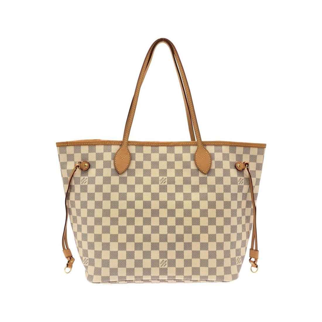 Louis Vuitton Damier Azur Neverfull MM N41361 Handbag: --- Catalog ---Category: SizeSize (HxWxD): 29cm x 47cm x 16cm / 11.41'' x 18.5'' x 6.29''Category: DesignType: Handbag, PouchColor: Azur, Damier AzurGender: WomenMaterial: Damier Azur Category: Genera