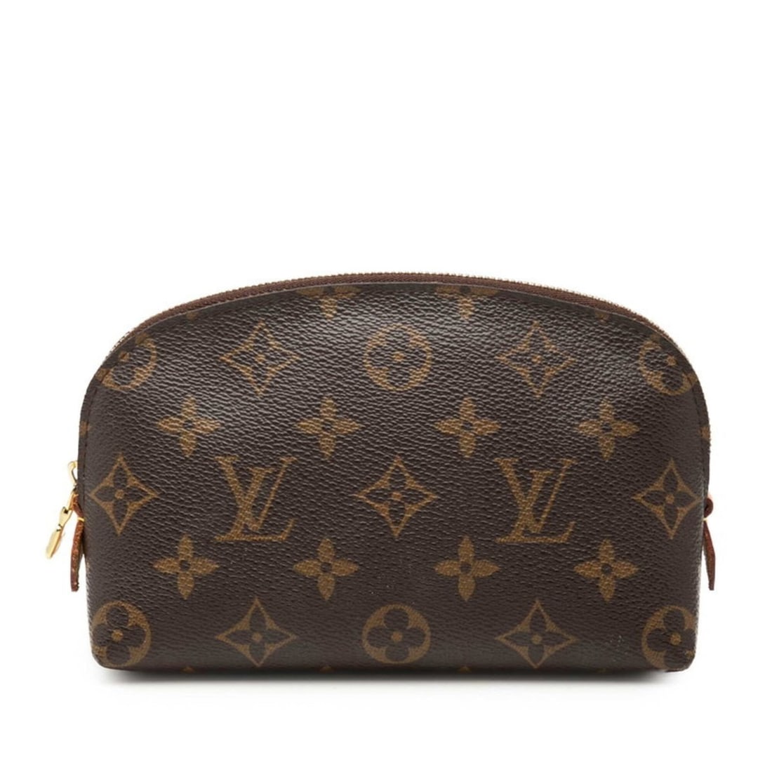 Louis Vuitton Monogram Pochette Cosmetic PM Handbag Pouch M47515 Brown Leather Women's LOUIS VUITTON: --- Catalog ---Category: SizeSize (HxWxD): 11cm x 17cm x 6cm / 4.33'' x 6.69'' x 2.36''Category: DesignType: Handbag, PochetteColor: BrownGender: WomenClosure: ZipperMaterial: PVC , Leather Category: 