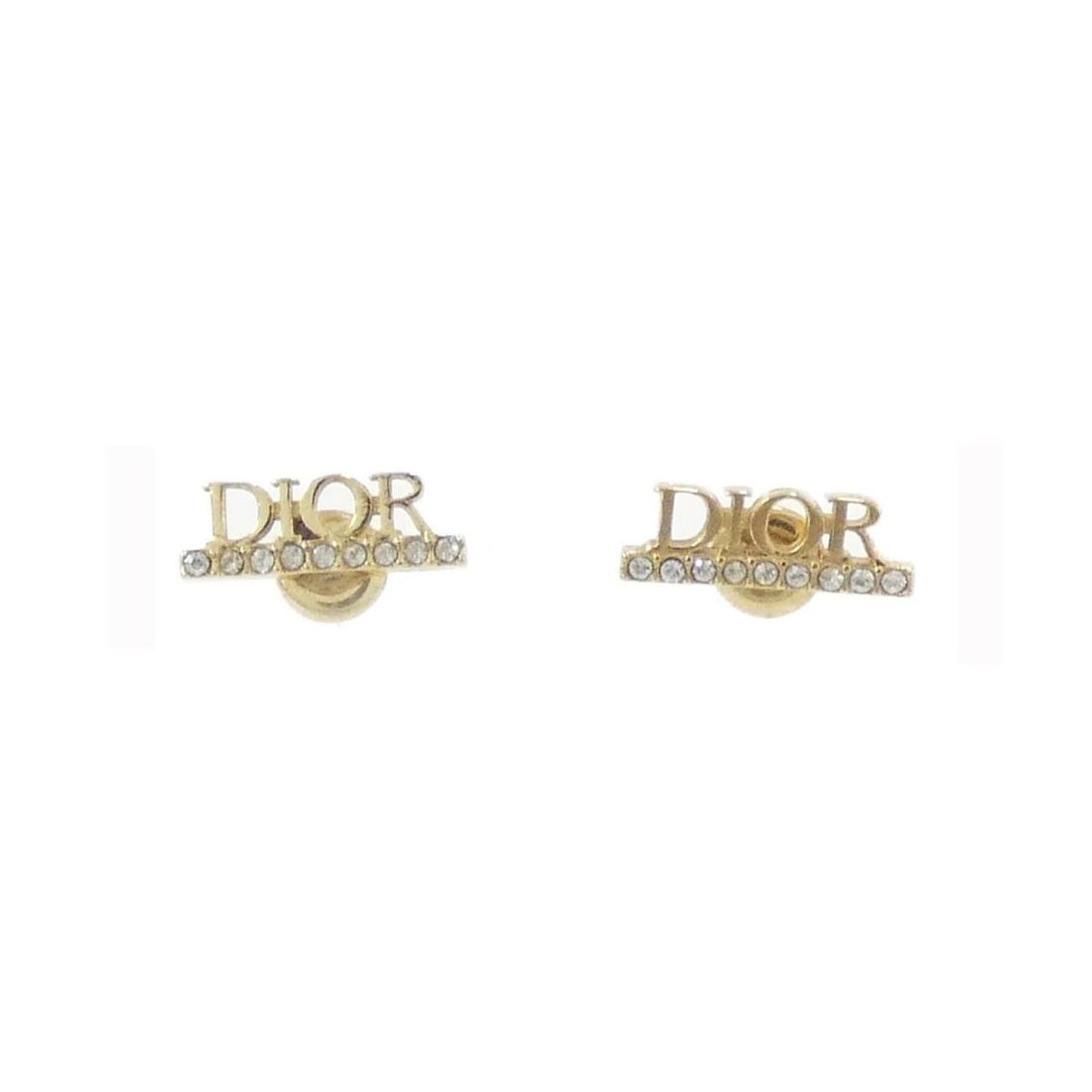 Christian Dior Revolution E1456DVOCY Earrings: --- Catalog ---Category: SizeSize (HxWxD): 5.00mm x 14.00mm / 0.20'' x 0.55''Category: DesignType: Stud earringsColor: Clear, GoldGender: WomenCategory: GeneralMPN: E1456DVOCYBrand: Christian Dior--- 