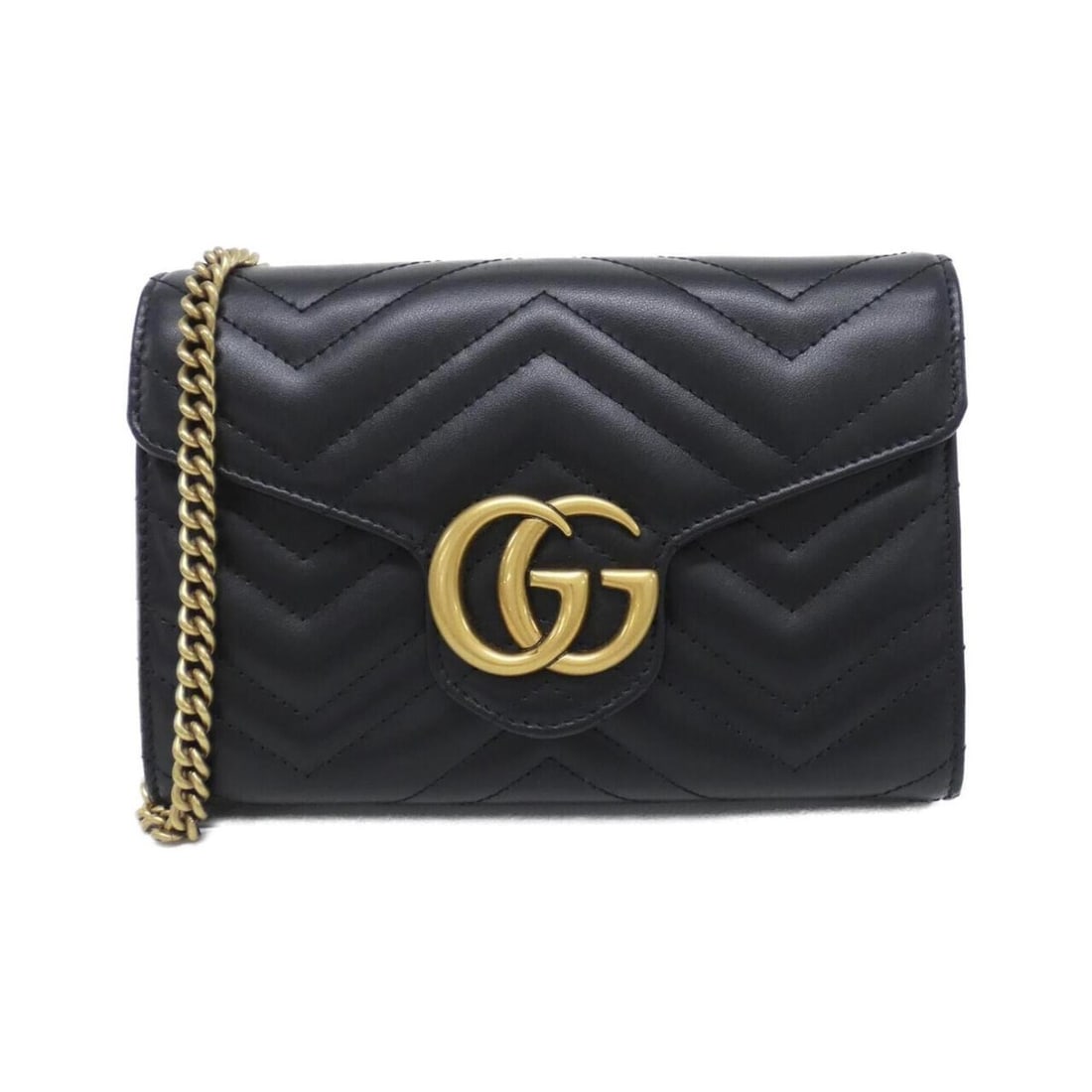Gucci GG Marmont 474575 DTD1T Shoulder Bag: --- Catalog ---Category: SizeSize (HxWxD): 14cm x 20cm x 5cm / 5.51'' x 7.87'' x 1.96''Category: DesignType: Shoulder bagColor: BlackGender: WomenMaterial: Quilting , Leather Category: GeneralMPN: