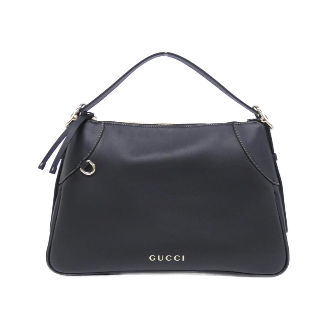 Gucci GG EMBLEM 815217 AAEC2 Shoulder Bag: --- Catalog ---Category: SizeSize (HxWxD): 24cm x 37cm x 7cm / 9.44'' x 14.56'' x 2.75''Category: DesignType: Shoulder bagColor: BlackGender: WomenMaterial: Leather Category: GeneralMPN: 815217