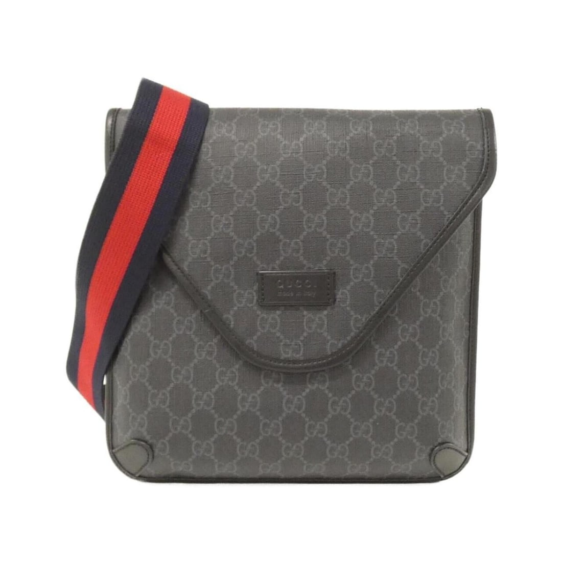 Gucci 599521 K5RLN Shoulder Bag: --- Catalog ---Category: SizeSize (HxWxD): 26cm x 26cm x 5cm / 10.23'' x 10.23'' x 1.96''Category: DesignType: Shoulder bagColor: Black, GrayGender: Women,MenMaterial: GG Supreme , Canvas Category: