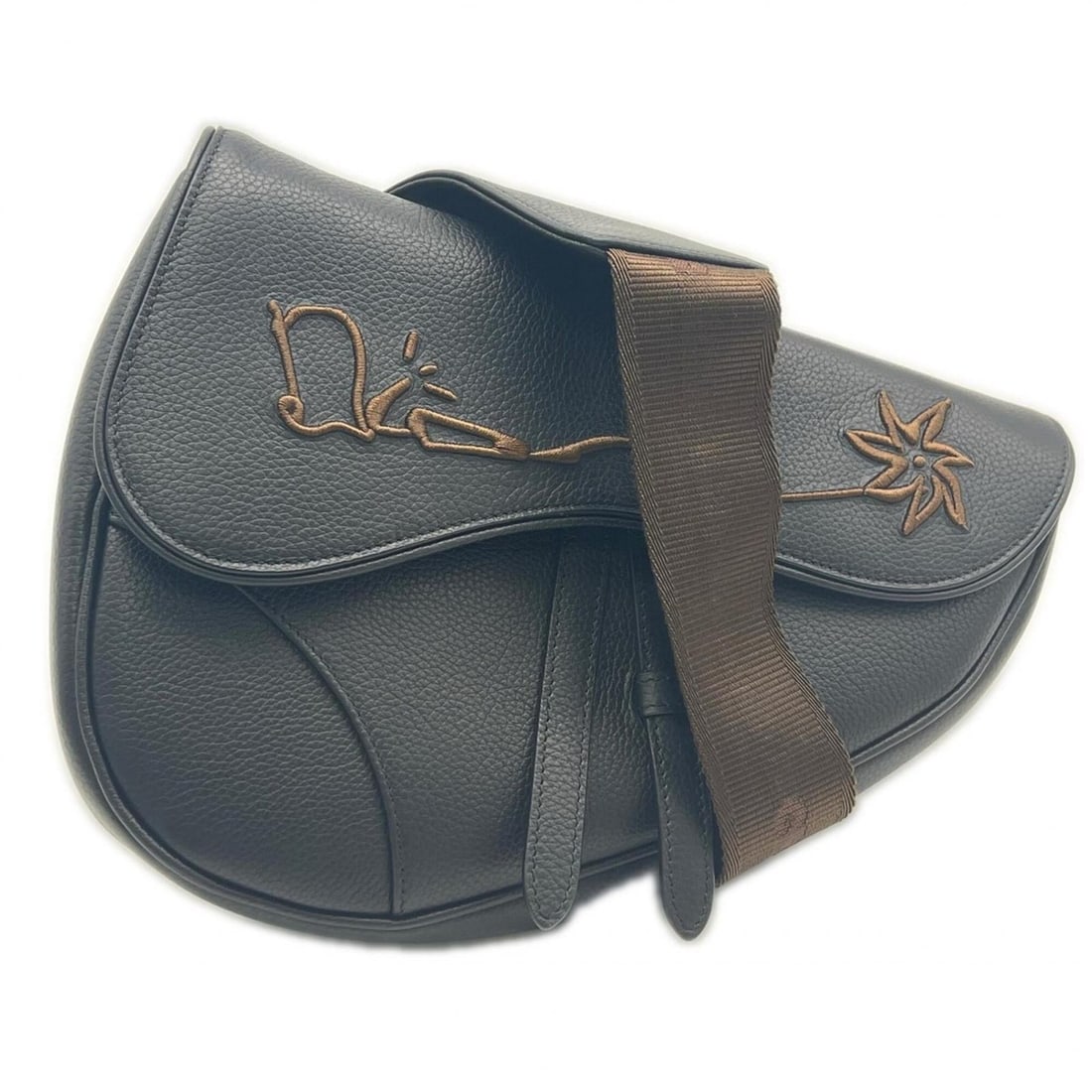 Christian Dior Cactus Jack Saddle Bag 1ADPO093SOT Body Black Leather Women's: --- Catalog ---Category: SizeSize (HxWxD): 18cm x 26cm x 5cm / 7.08'' x 10.23'' x 1.96''Category: DesignType: Saddle bag, Sling bagColor: BlackGender: WomenMaterial: Leather Category: GeneralMPN: 1ADP