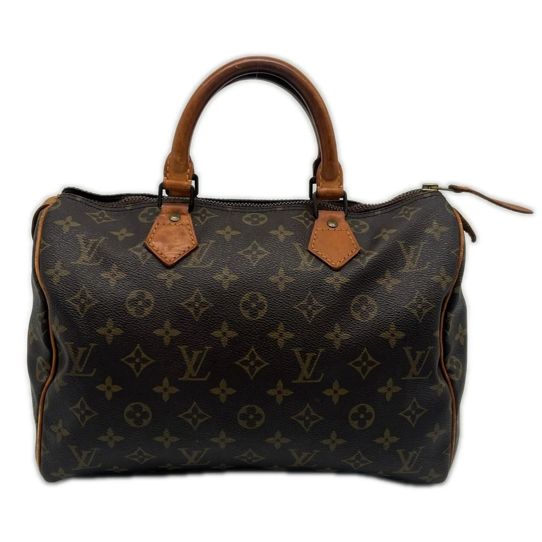 LOUIS VUITTON Louis Vuitton Monogram Speedy 30 M41526 Handbag Brown Beige Leather Women's: --- Catalog ---Category: SizeSize (HxWxD): 21.5cm x 30cm x 17cm / 8.46'' x 11.81'' x 6.69''Category: DesignType: HandbagColor: Beige, Blue, Brown, MonogramGender: WomenMaterial: Coated canvas ,