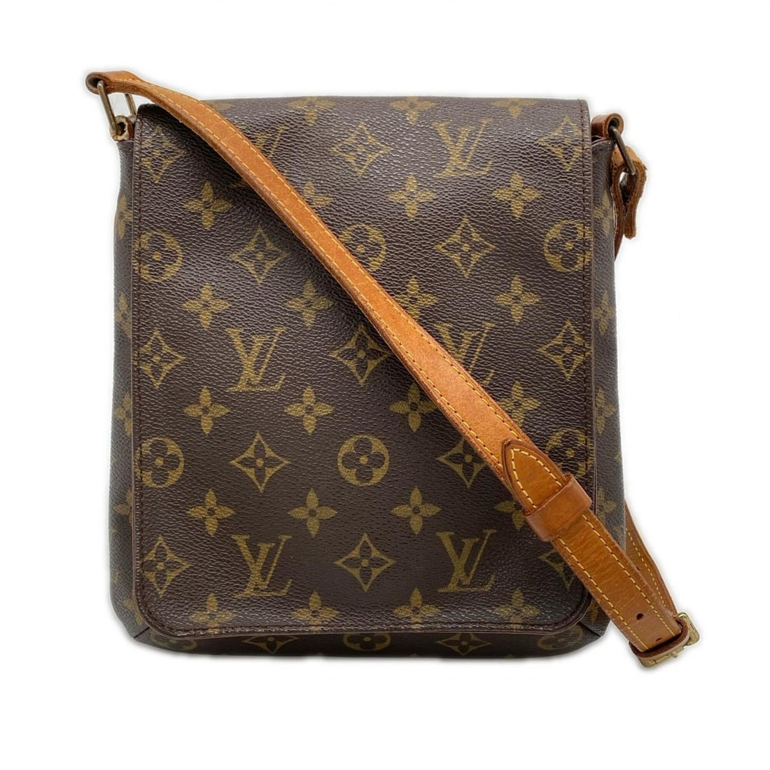 LOUIS VUITTON Louis Vuitton Monogram Musette Salsa Long M51387 Shoulder Bag Brown Beige Leather: --- Catalog ---Category: SizeSize (HxWxD): 23cm x 21cm x 4cm / 9.05'' x 8.26'' x 1.57''Category: DesignType: Shoulder bagColor: Beige, Brown, MonogramGender: WomenMaterial: Coated canvas , Leather