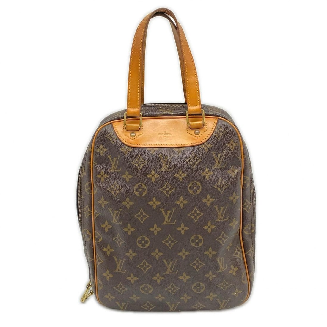 LOUIS VUITTON Louis Vuitton Monogram Excursion M41450 Handbag Brown Beige Leather Women's: --- Catalog ---Category: SizeSize (HxWxD): 32cm x 24cm x 14cm / 12.59'' x 9.44'' x 5.51''Category: DesignType: HandbagColor: Beige, Brown, MonogramGender: WomenMaterial: Coated canvas , Leather Catego