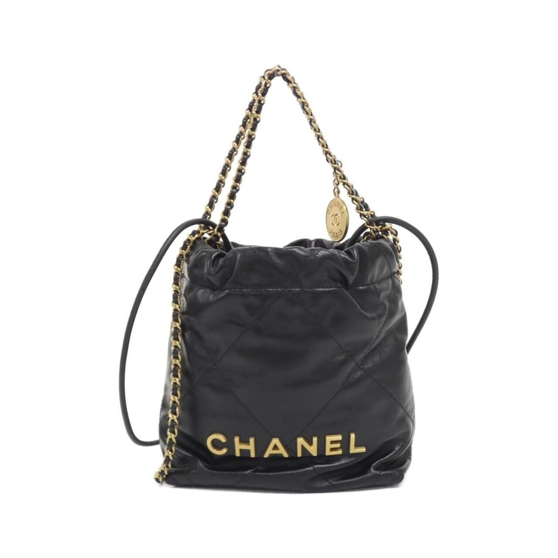 Chanel 22 Line MINI AS3980 Handbag: --- Catalog ---Category: SizeSize (HxWxD): 19cm x 18cm x 6cm / 7.48'' x 7.08'' x 2.36''Category: DesignType: HandbagColor: BlackGender: WomenCategory: GeneralMPN: AS3980Brand: Chanel--- Item List