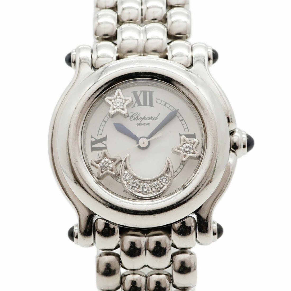 Chopard Happy Sport Diamond 27 8250-21 White Dial Women's Watch: --- Catalog ---Category: SizeWrist Size: 14.5cm / 5.7''Case Diameter: 25mm / 0.98''Category: DesignType: WristwatchGender: WomenColor (Dial): WhiteMaterial (Band): Stainless steelCategory: GeneralMPN:
