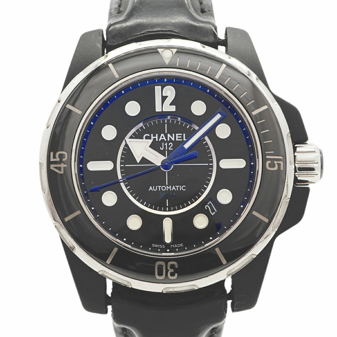 Chanel J12 Marine 42 H2558 Black Dial Men's Watch (1 of 12)