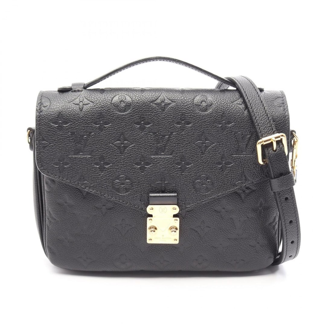 Louis Vuitton Pochette Metis MM 2-Way Handbag, Leather, Monogram Empreinte, Women's, Black, M41487: --- Catalog ---Category: SizeSize (HxWxD): 19cm x 25cm / 7.48'' x 9.84''Category: DesignType: Handbag, PochetteColor: BlackGender: WomenMaterial: Monogram Empreinte , Leather Category: GeneralMPN: M41