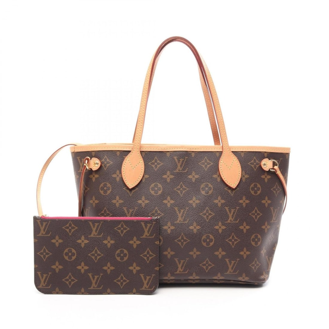Louis Vuitton Neverfull PM Tote Bag Handbag, Coated Canvas and Leather, Monogram Pattern, Women's,: --- Catalog ---Category: SizeSize (HxWxD): 21cm x 28cm x 13cm / 8.26'' x 11.02'' x 5.11''Category: DesignType: Handbag, Tote bagColor: BrownGender: WomenMaterial: Coated canvas , PVC , Monogram , Leat